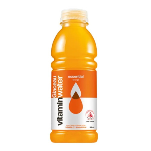 500ML GLACEAU VITAMIN WATER ESSENTIAL ORANGE