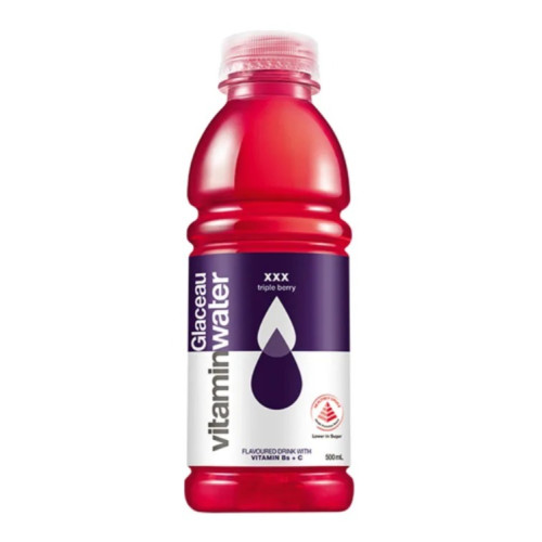 500ML GLACEAU VITAMIN WATER XXX-TRIPLE BERRY