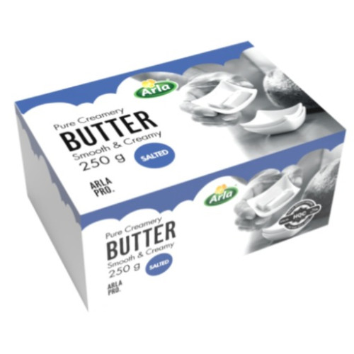 ARLA PRO PURE CREAMY BUTTER SALTED 250GM