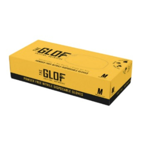 GLOF NITRILE POWDER FREE HAND GLOVE M
