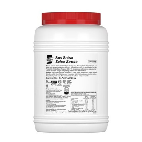 KNORR SAUCE SALSA 2.5KG