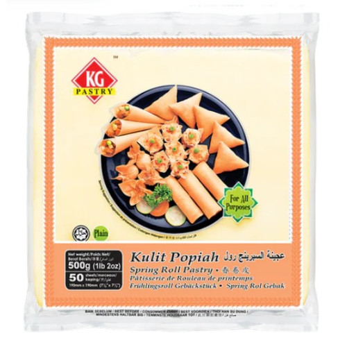 KG SPRING ROLL PASTRY 7.5"
