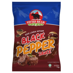 SWISS BEAR BLACK PEPPER SAUCE 1L