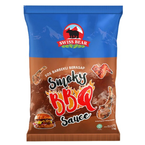 SWISS BEAR SMOKY BBQ SAUCE 1L SWISS BEAR SMOKY BBQ SAUCE 1L