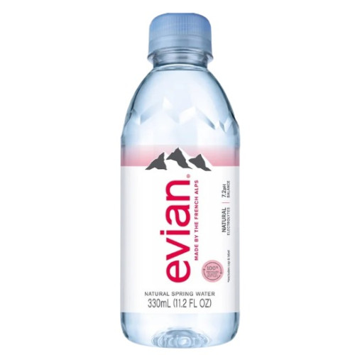 EVIAN NATURAL MINERAL WATER 330ML