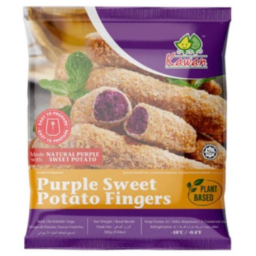 KW PURPLE SWEET POTATO FINGERS 500G