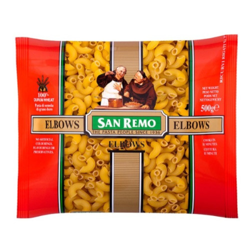 SAN REMO ELBOWS 500G