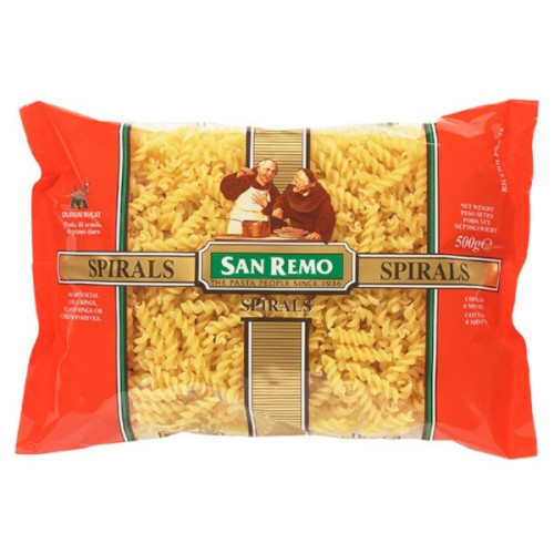 SAN REMO SPIRALS 500G