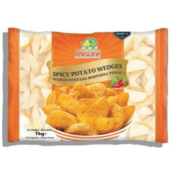 KW SPICY WEDGES 1KG